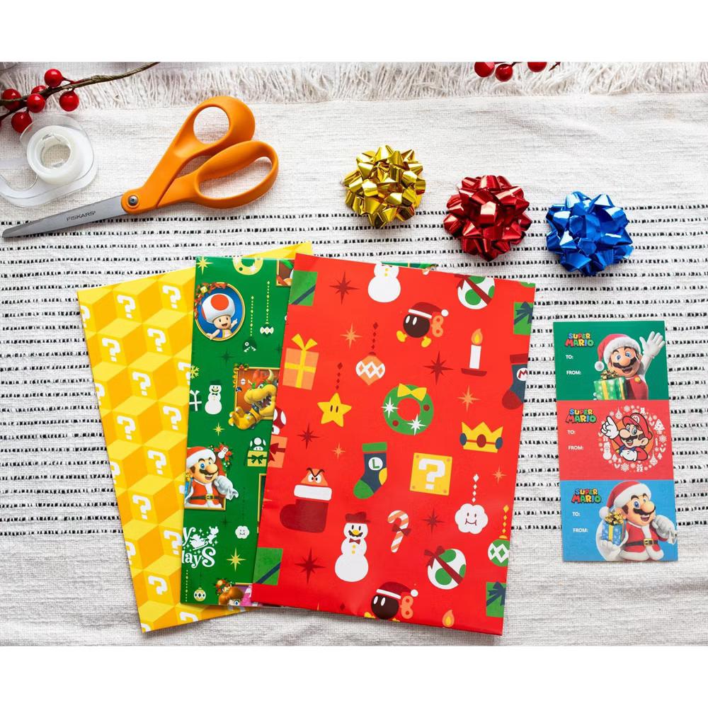 Bros. 9-Piece Holiday Wrapping Paper Kit - Image 3