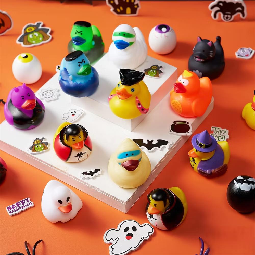 Halloween Party Supplies, Rubber Ducks Party Toys for Halloween Goodie Bag Fillers Decorations School Classroom Game Prizes Baby Bath Toy - Image 23