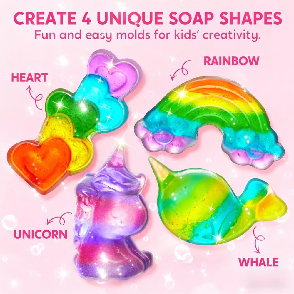 Soap Making Kit for Kids, DIY Arts and Crafts, Unicorn Girl Gifts, STEM Toys Science Kits, Ideal Birthday Gifts for Boys Girls Ages 6 7 8 - Image 4