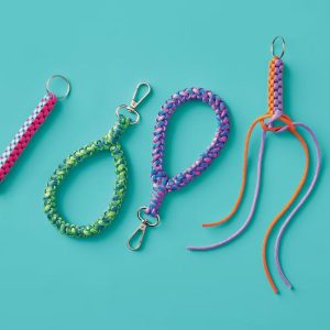 4ct Summer Craft Paracord Key Chains Activity Kit