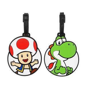 Bros Toad & Yoshi 2-Pack Luggage Tag Set