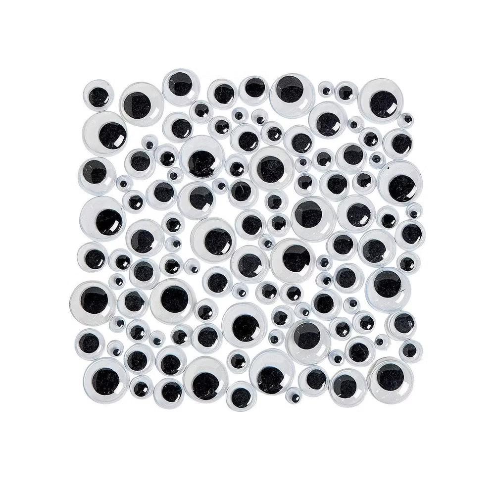 Fun Express Watch Them Wiggle Eyes Black Craft Supplies 500 Pieces - Image 3