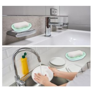 Home Plastic Bathroom Kitchen Soap Dish