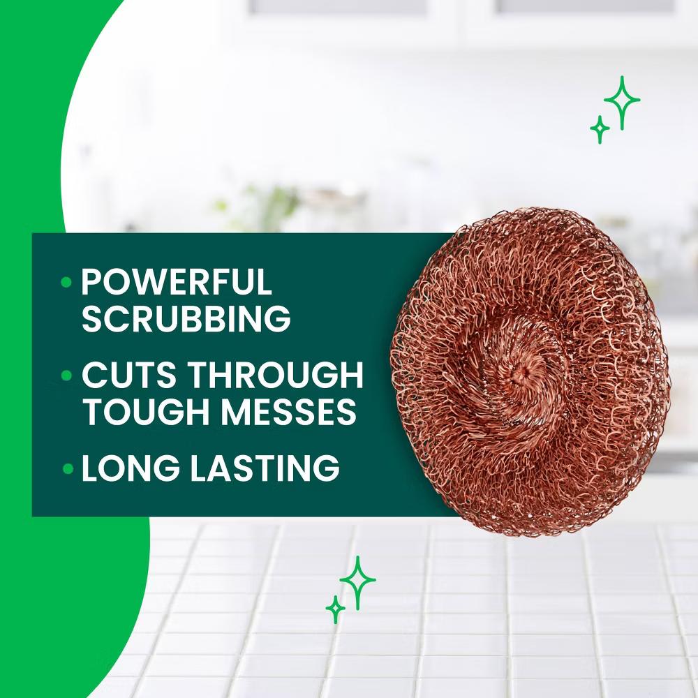 Copper Coated Scrubbers - 3ct - Image 2