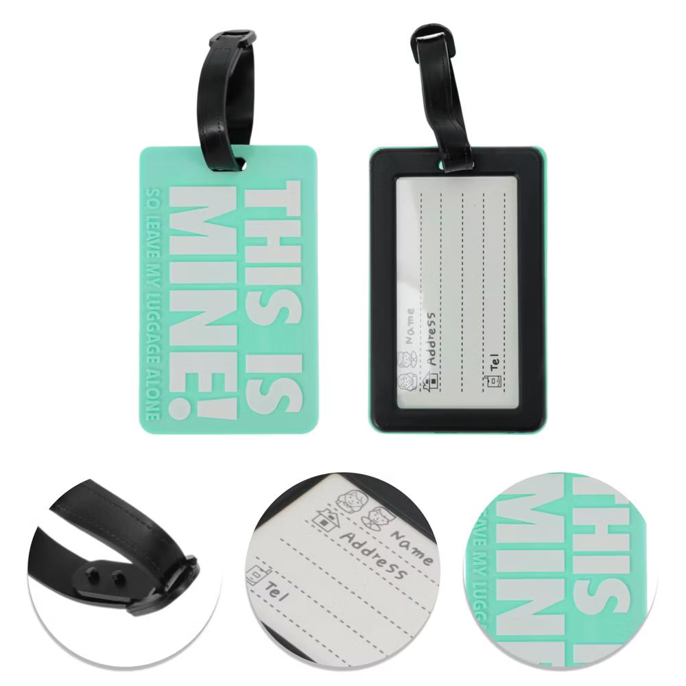 THIS IS MINE Pattern Luggage Tag 1 Pc - Image 11