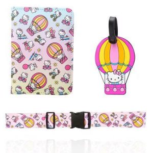 Passport Holder, Luggage Tag, Luggage Strap Gift Travel Set