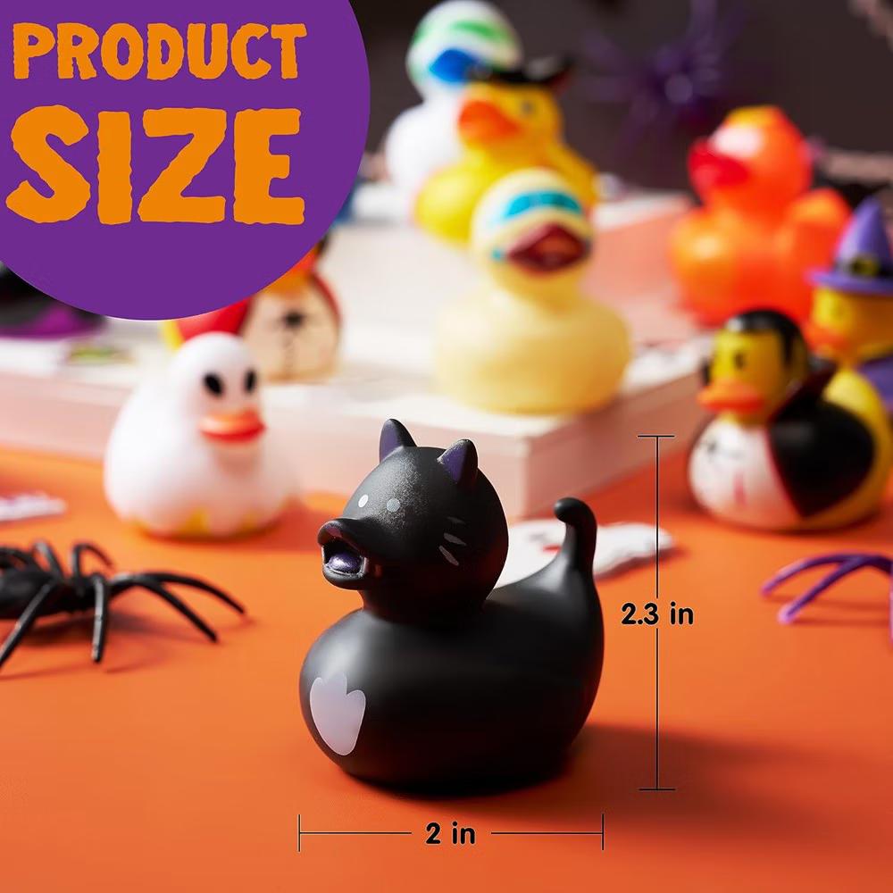 Halloween Party Supplies, Rubber Ducks Party Toys for Halloween Goodie Bag Fillers Decorations School Classroom Game Prizes Baby Bath Toy - Image 19