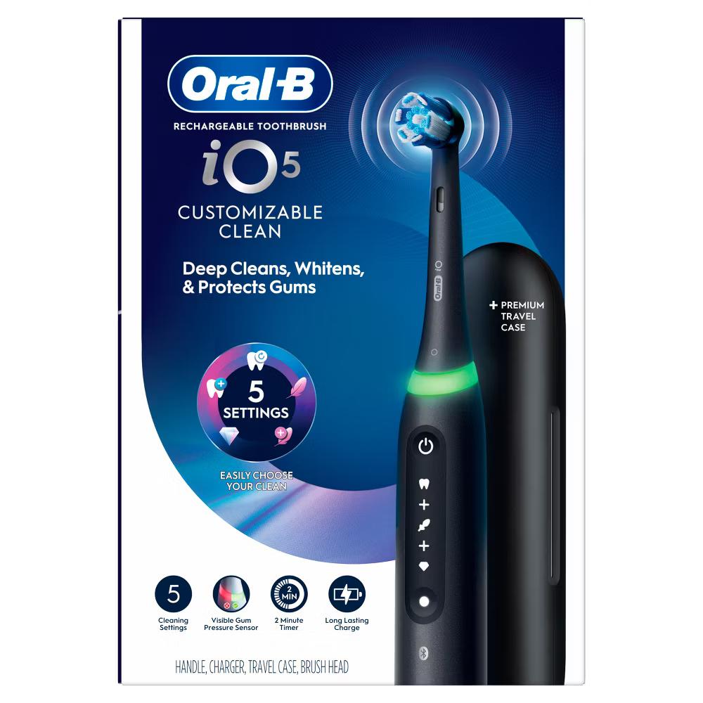 iO Series 5 Electric Toothbrush with Timer Multiple Brush Modes and Brush Head - Image 3