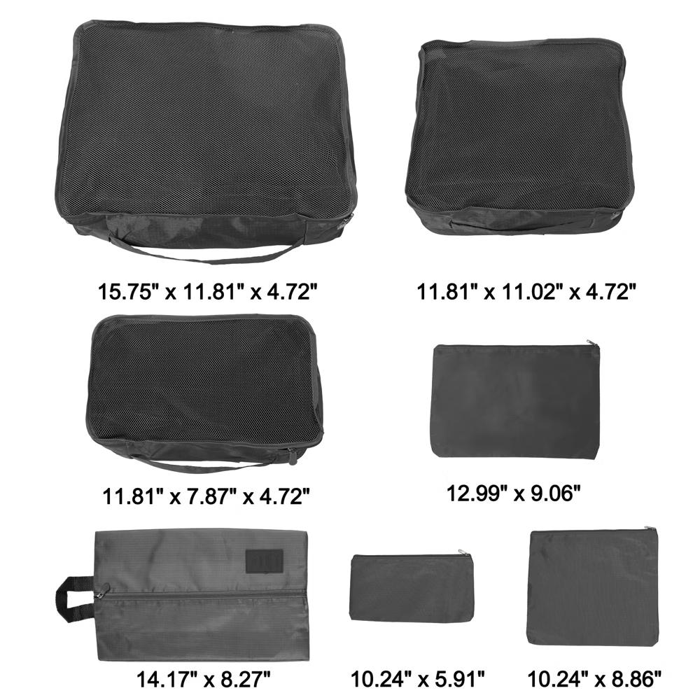 Zipper Design Packing Cube Set 7 Pcs - Image 3