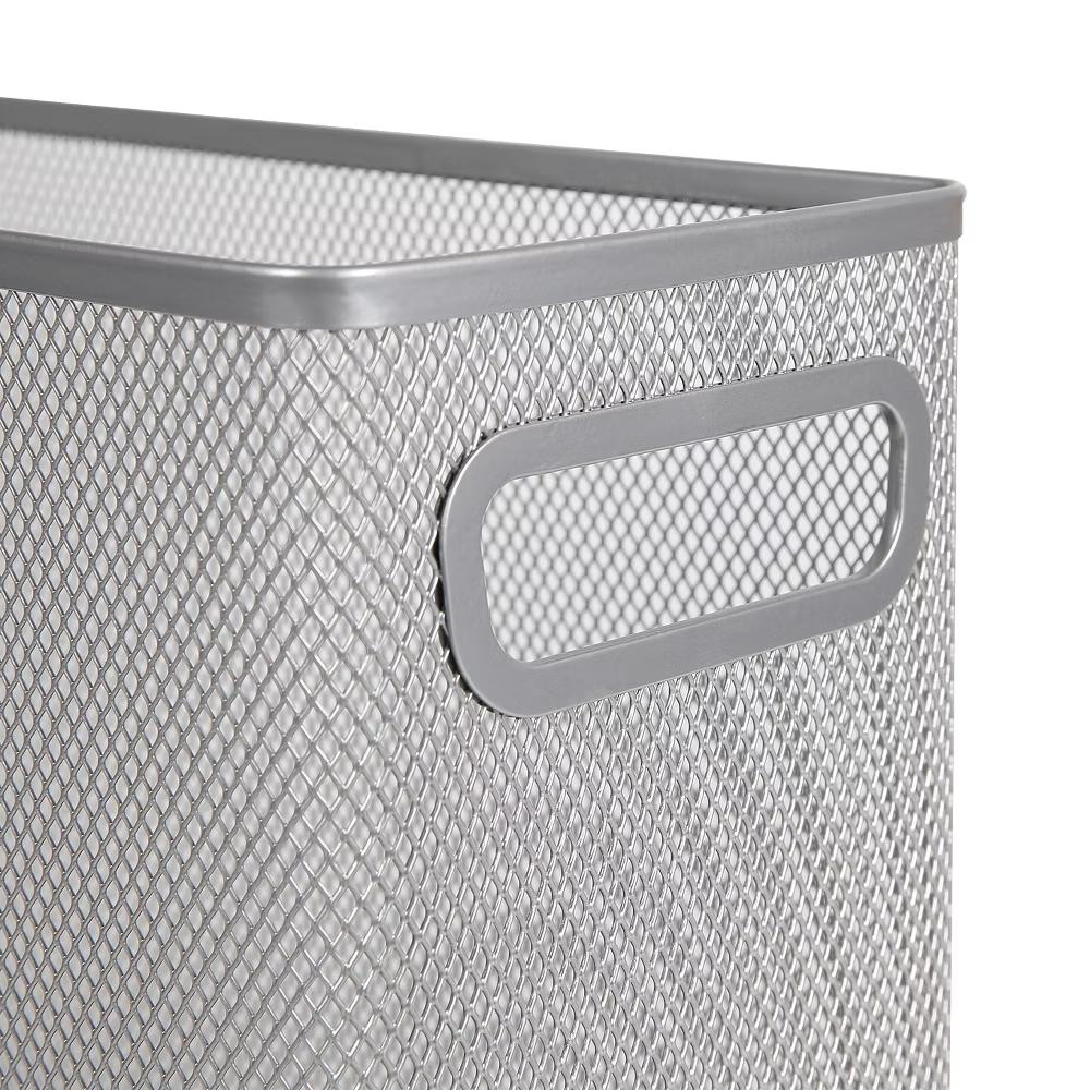 Mesh Hanging File Box Silver - Image 3