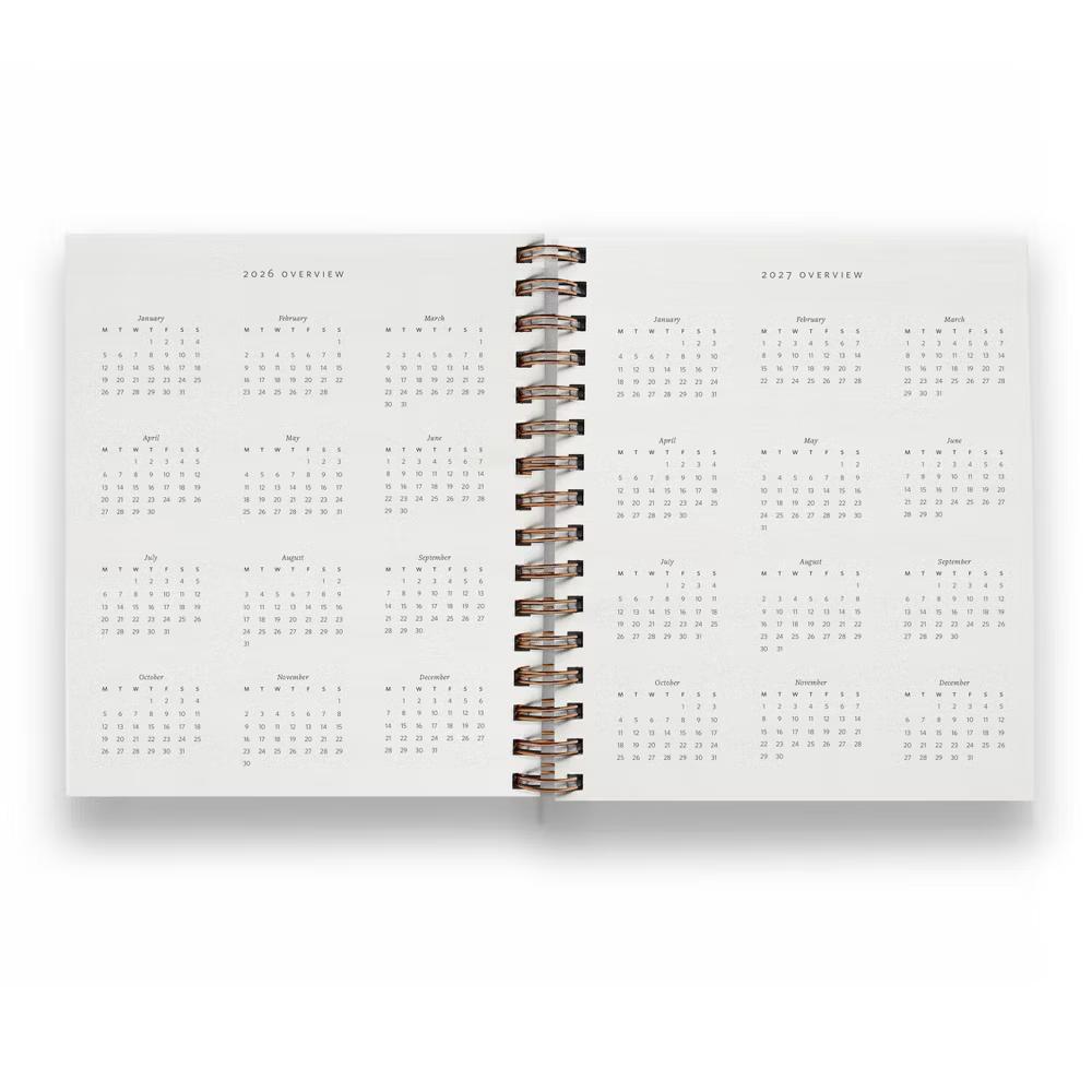 Ramona & Ruth 7"x8.5" 2026-27 Weekly/Monthly Planner Hydrangeas - Image 2