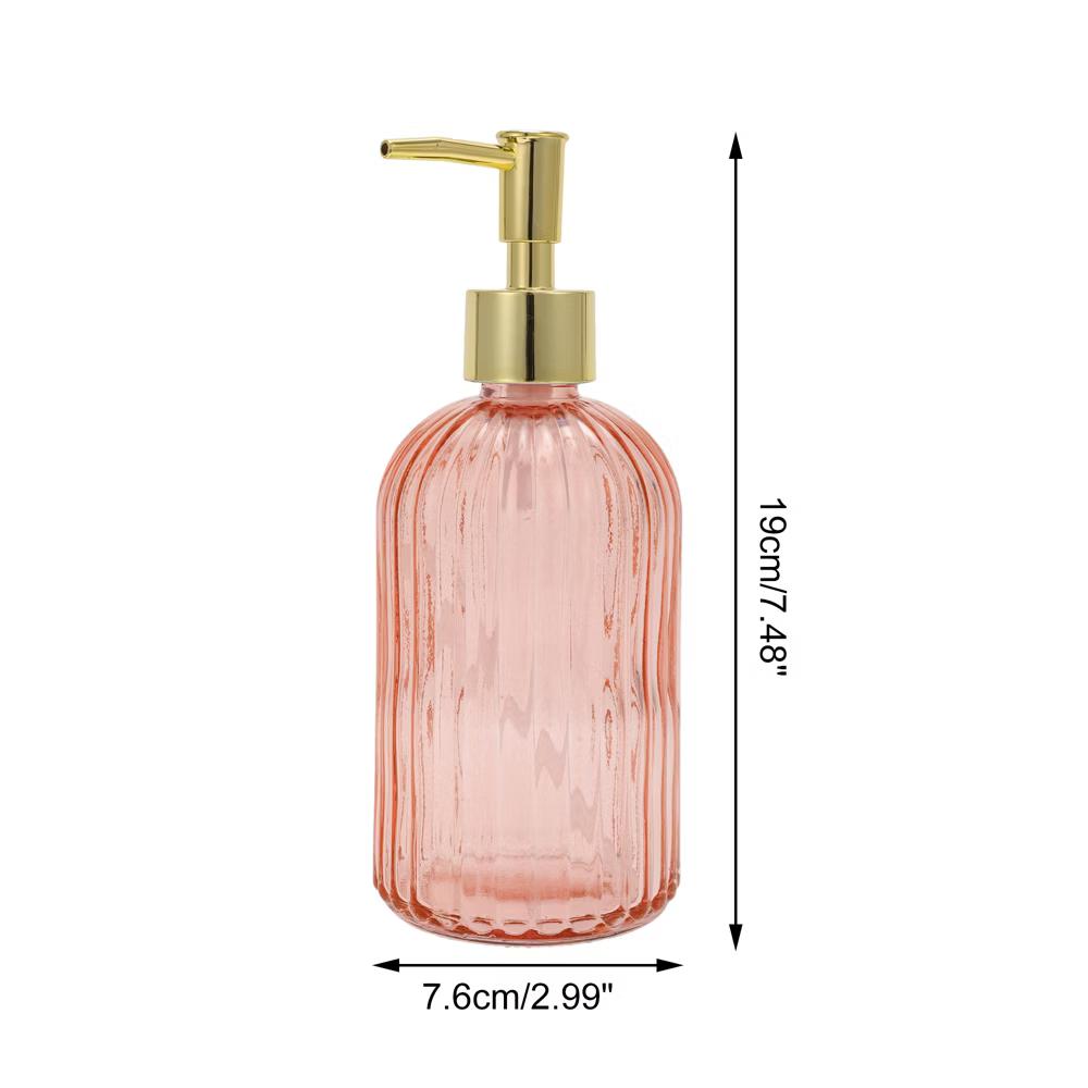 Convenient Vertical Stripe Soap Dispenser 13.53oz 1 Pc - Image 32