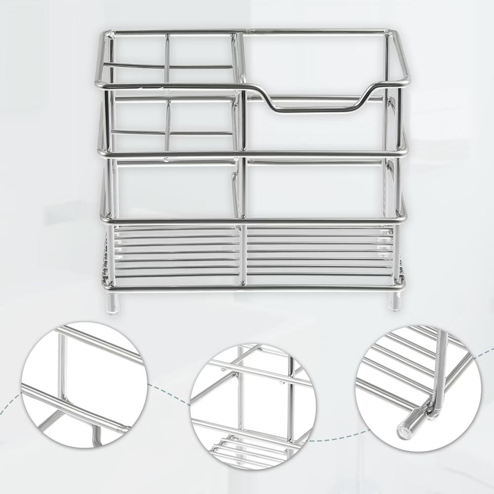 4 Slots 304 Stainless Steel Toothbrush Toothpaste Holder 1 Pc - Image 10