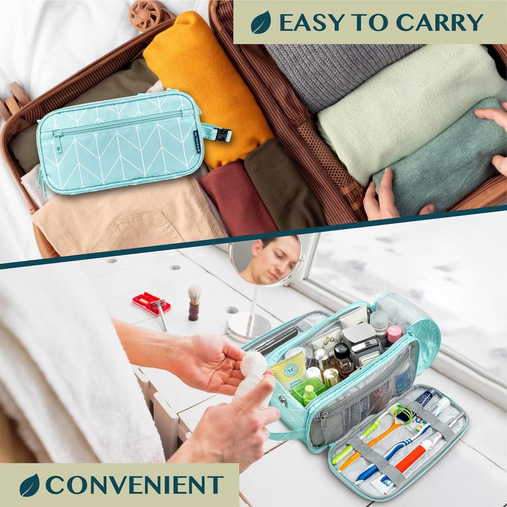 Toiletry Bag Women Men, Travel Toiletries Organizer Case, Essentials Shaving Dopp Kit, Cosmetic Make Up Accessories - Image 31