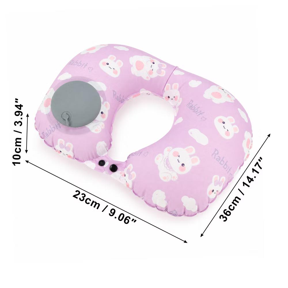 Ice Silk Inflatable Travel Pillow 1 Pc - Image 35