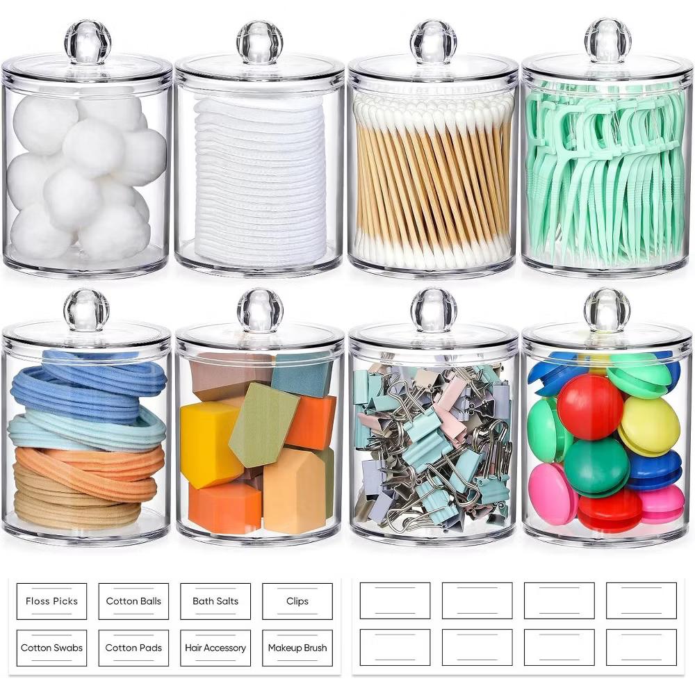 Maison Acrylic Qtip Holder Dispenser - Image 7