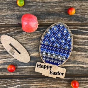 Crafts Bead embroidery kit on wood FLK-341