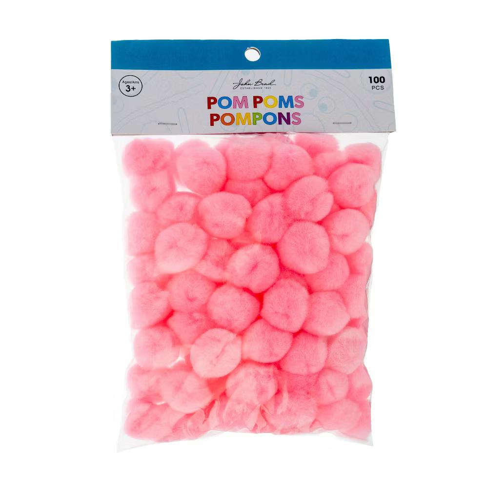 100ct Mini Pom Poms for DIY Arts and Crafts, Tiny Acrylic Poms Craft Embellishments (1 inch) - Image 22