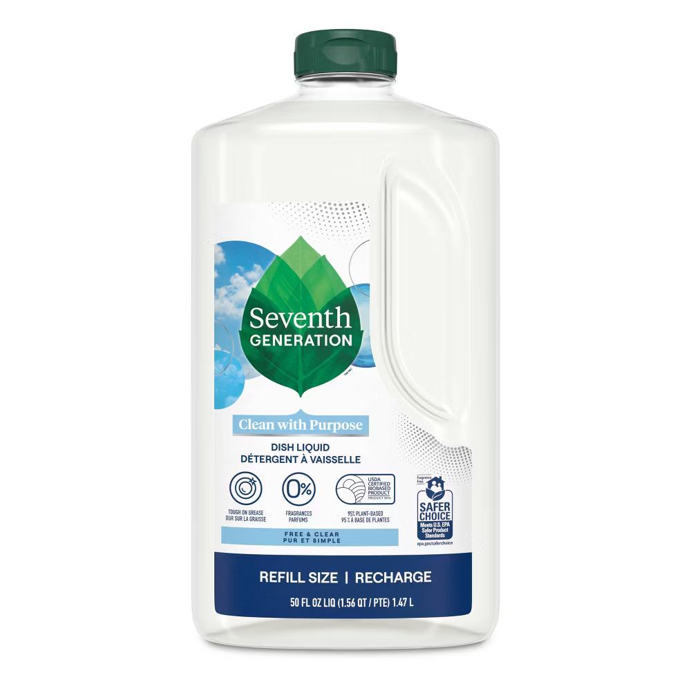 Seventh Generation Free & Clear Liquid Dish Soap - Image 14