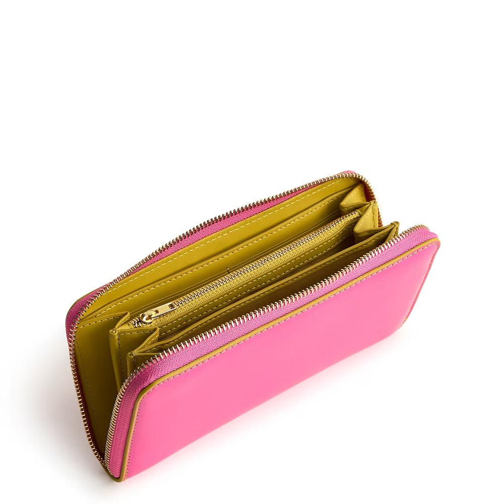 Women's Patent Faux Leather Continental Wallet - Image 6