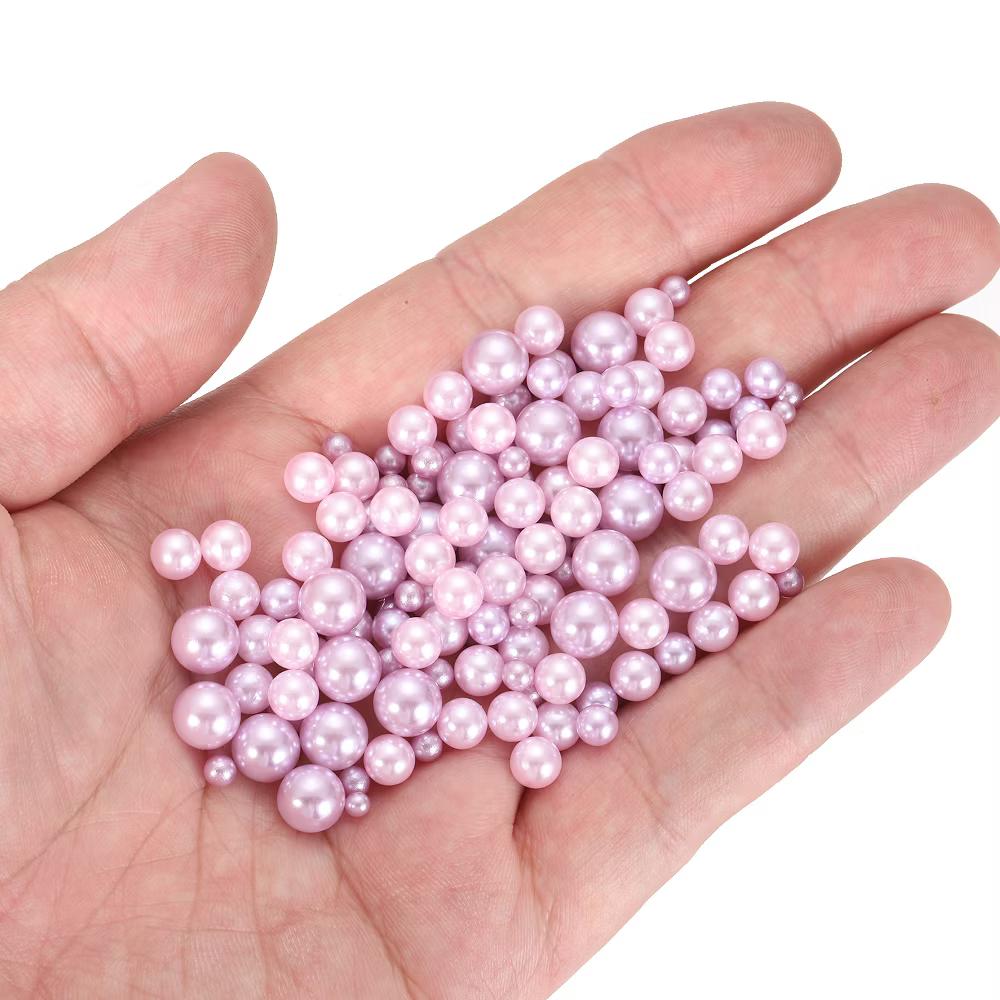 No Hole ABS Round Faux Pearl for Vase Fillers DIY Home Decoration 800 Pcs - Image 53