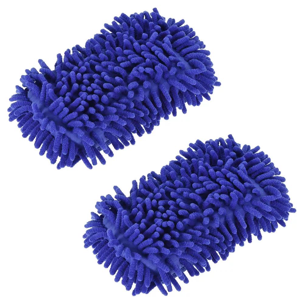 Microfiber Chenille Wash Gloves Washing Sponge Mitten Dry Duster for Daily Cleaning - Image 4