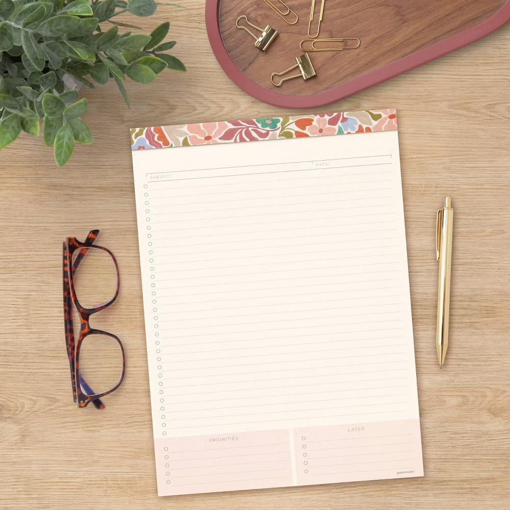 greenroom 8.5"x11" Legal Pad Cream: Notepad for All Occasions, Top Binding, Special Rule, Off-White Paper Basics - Image 4
