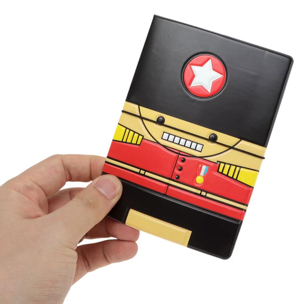 Police Officer Passport Holder Black Red 1 Pc - Image 2