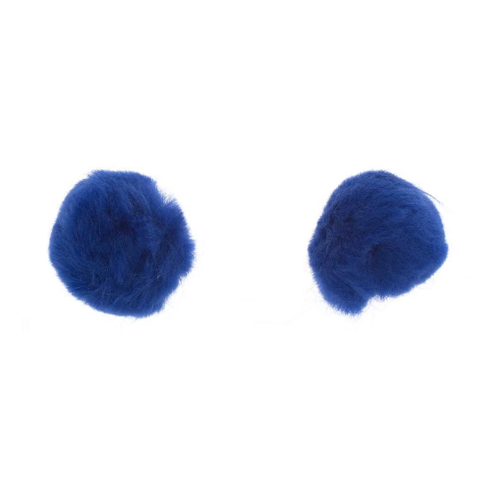2in Royal Blue Pom Poms for Crafts DIY Art Creative, 50pcs - Image 4