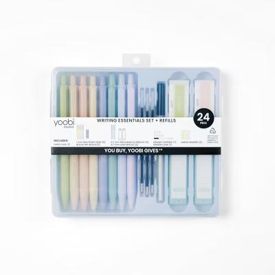 Evolve 24pc Writing Set with Ballpoint Pens and Mechanical Pencils