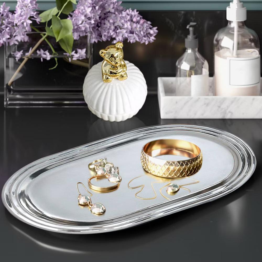 Chrome Plated Storage Amenity Tray