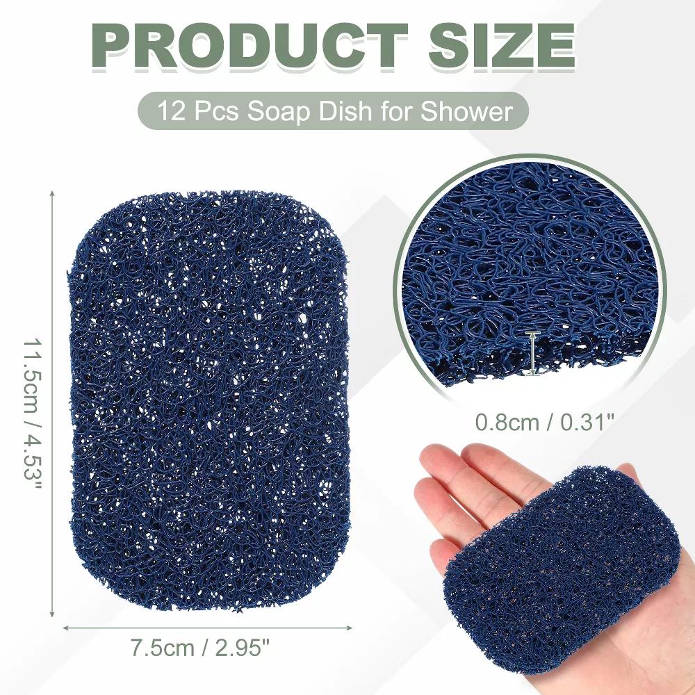 Soap Holder Pads, Soap Dish Saver Holder, Bar Dish Pads Non-Slip Self Draining - Image 14