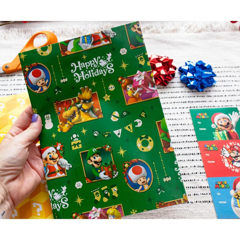 Bros. 9-Piece Holiday Wrapping Paper Kit - Image 4