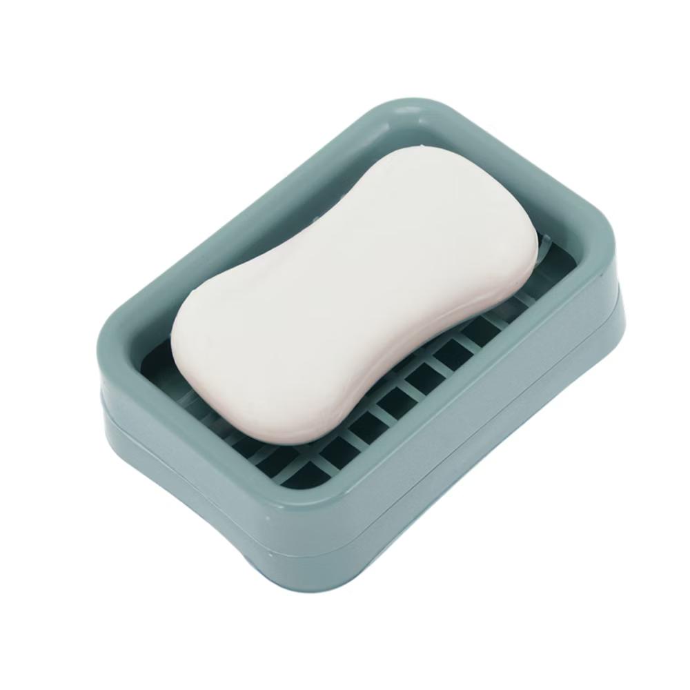 Double Layer Grid Soap Dish 1 Pc - Image 2