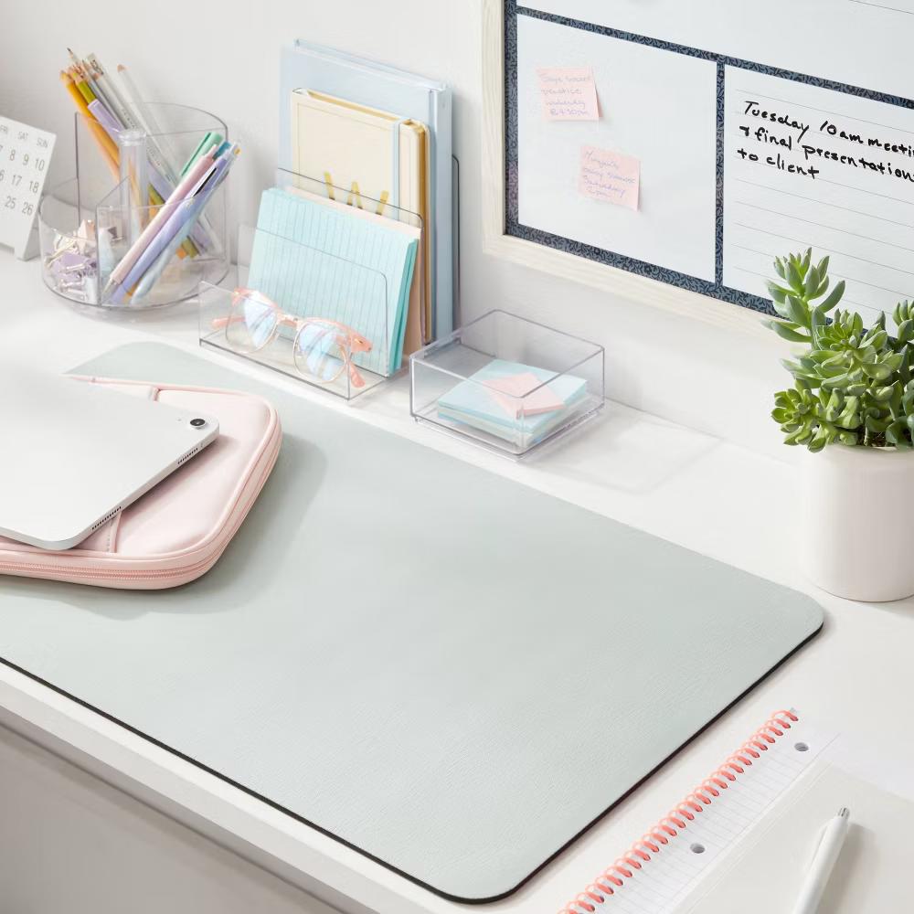 Non-Slip Rollup Desk Mat Green - Image 2