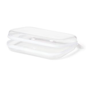 Hard Sided Zipper Pencil Case Clear