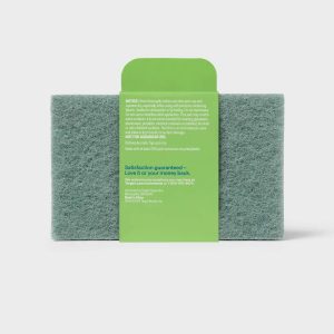 Heavy Duty Scouring Pads - 4ct - Multi-Surface, Multipurpose
