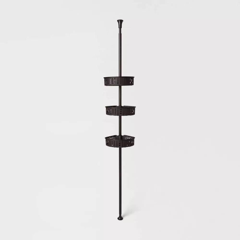 Steel Corner Tension Pole Caddy - Image 7