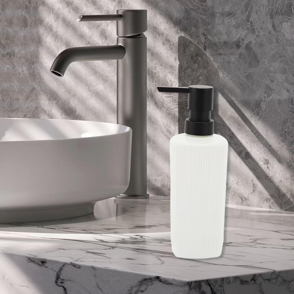 Classic Vertical Lines Soap Pump Dispenser for Bathroom 350ml 1 Pc - Image 18