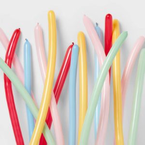 40ct Latex Party Balloons Ice Cream Sprinkle Shaped
