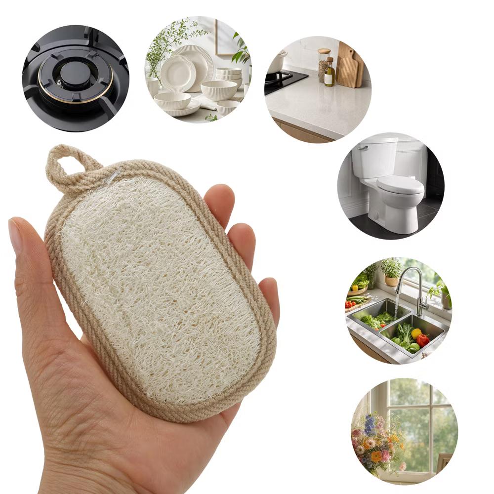 Double-sided Rectangular Wood Pulp Sponge Dish Washing Cloth 3 Pcs - Image 20