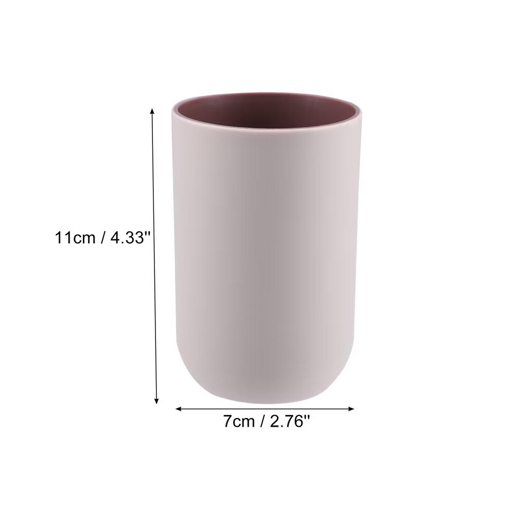 2Pcs Bathroom Tumblers Bathroom Toothbrush Cup Blue 4.33''x2.76'' 350ml - Image 55
