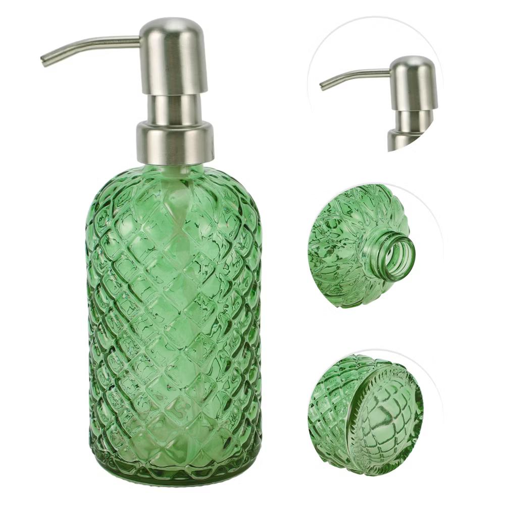 Simple Cylindrical Soap Pump Dispenser 400ml 1 Pc - Image 35
