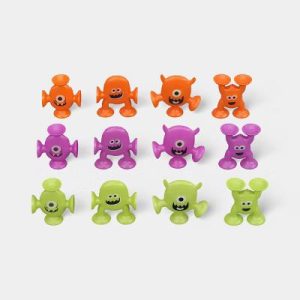 12ct Mini Monster Suction Cups Party Favor