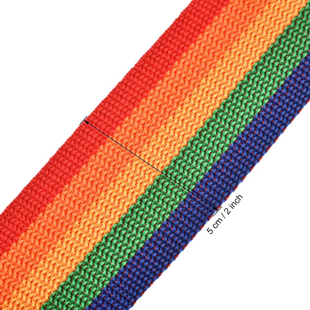 Adjustable PP Travel Bag Packing Luggage Strap with Buckle Label Multi-Color 1 Pc - Image 3