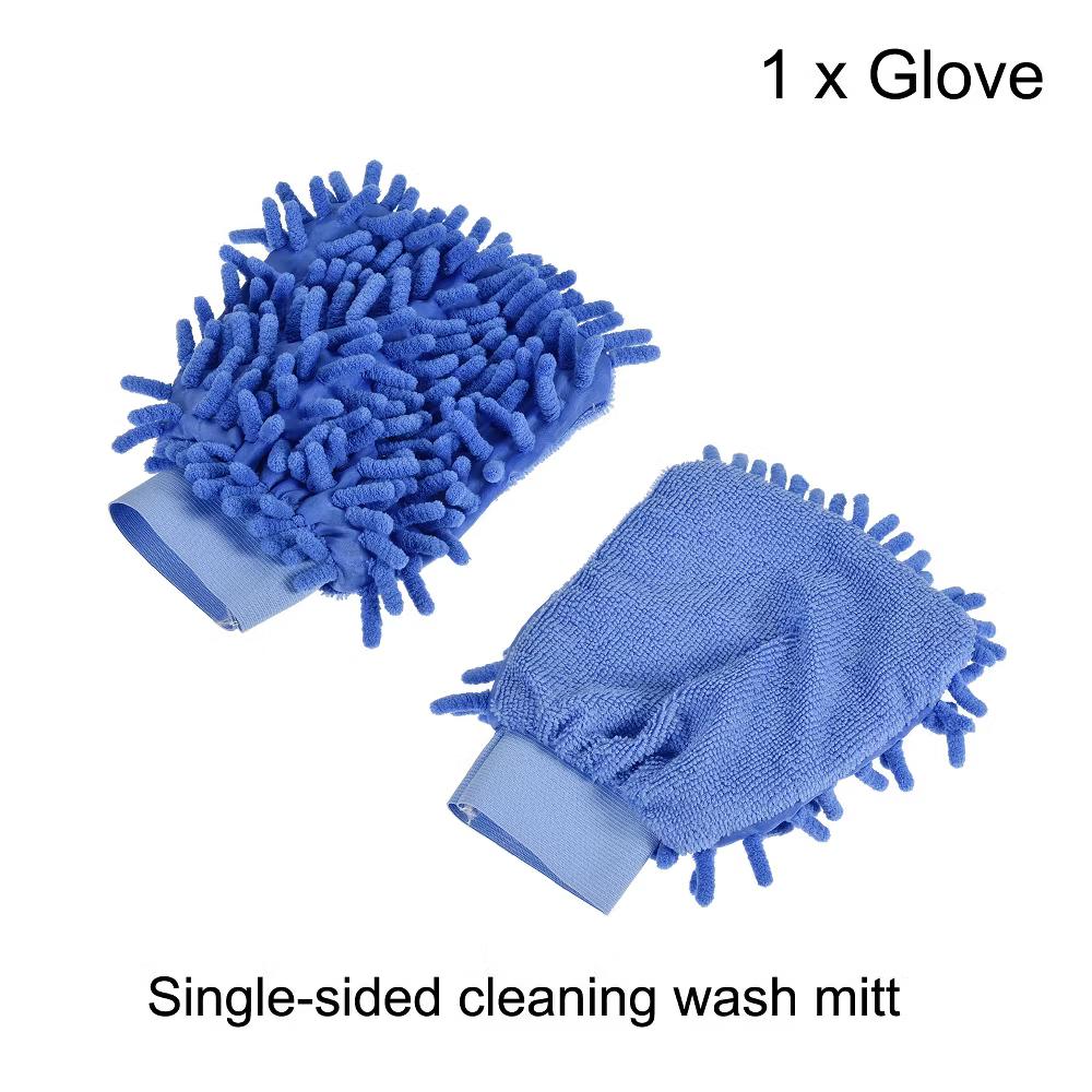 Home Kitchen Microfiber Chenille Reusable Scratch-Free Cleaning Gloves - Image 3