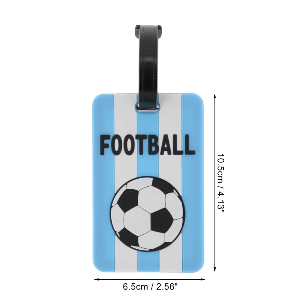 Football Pattern Luggage Tag 1 Pc - Image 11