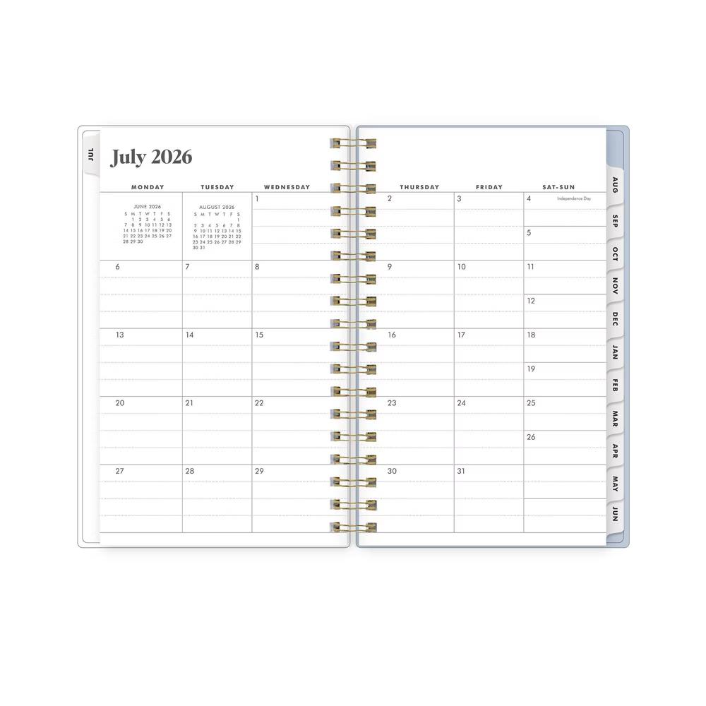 The Everygirl 3.625"x6.125" 2026-2027 Weekly/Monthly Planner Tayton Safety Wirebound