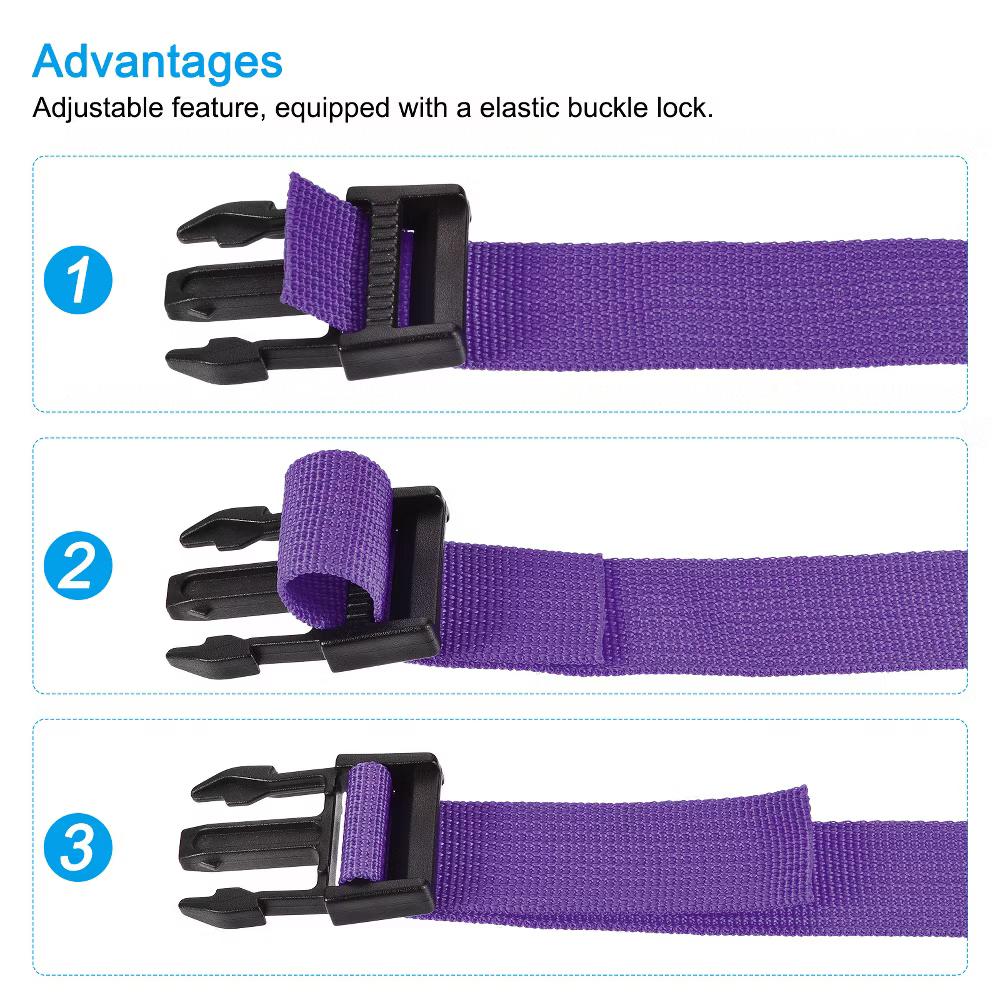 Travel Packing Adjustable Utility Strap with Buckle 2 Pcs - Image 27
