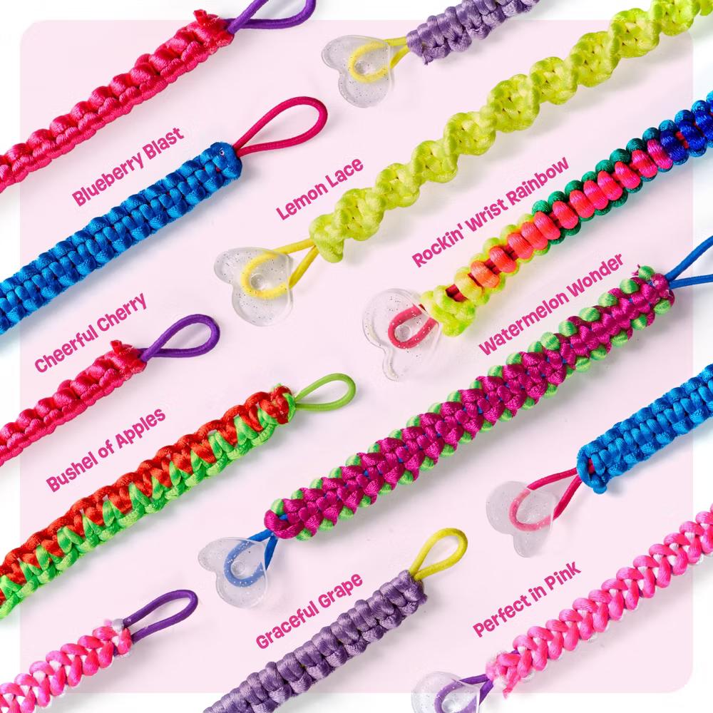 Pretty Me Friendship Bracelet Making Kit - Complete Craft Kit for Kids - Includes String, Beads, and Tools, Birthday Gifts for Girls - Image 4